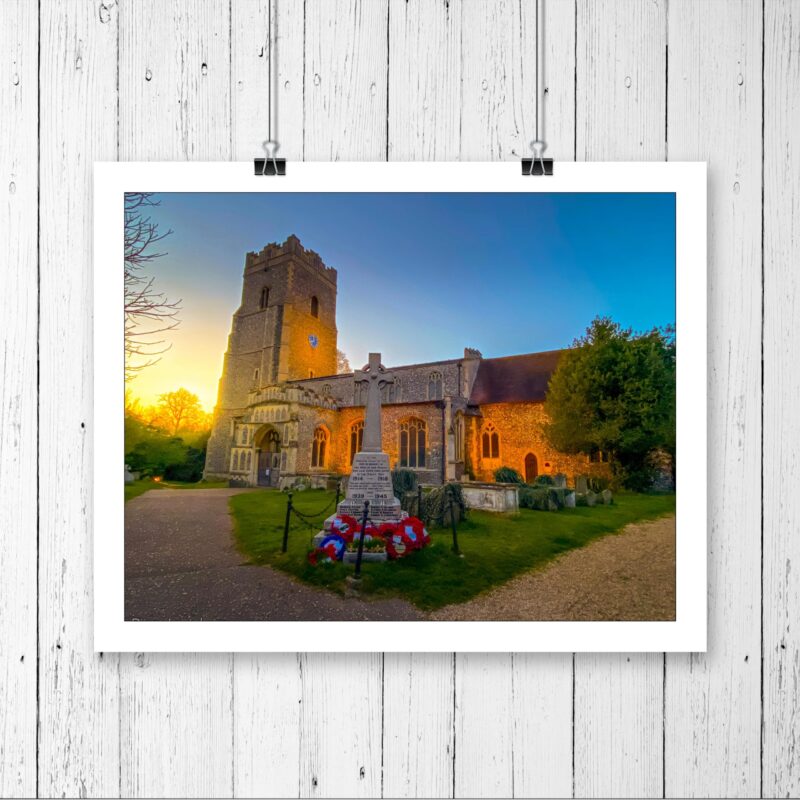 Ixworth St Mary the Virgin Church Sunset