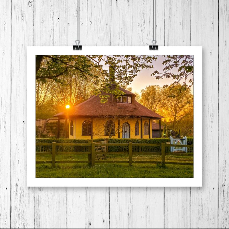 Roundhouse Sunset Landscape