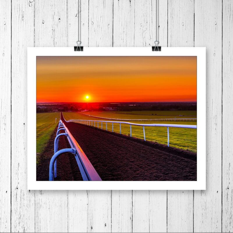 Sunset Over Newmarket Race Course