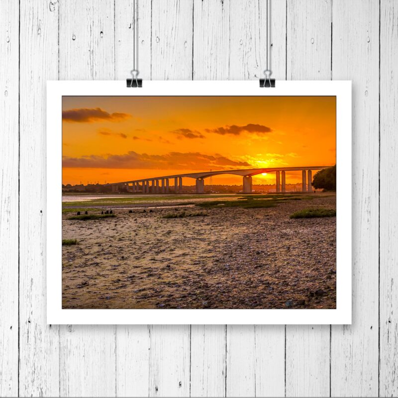 Orwell Bridge Sunset